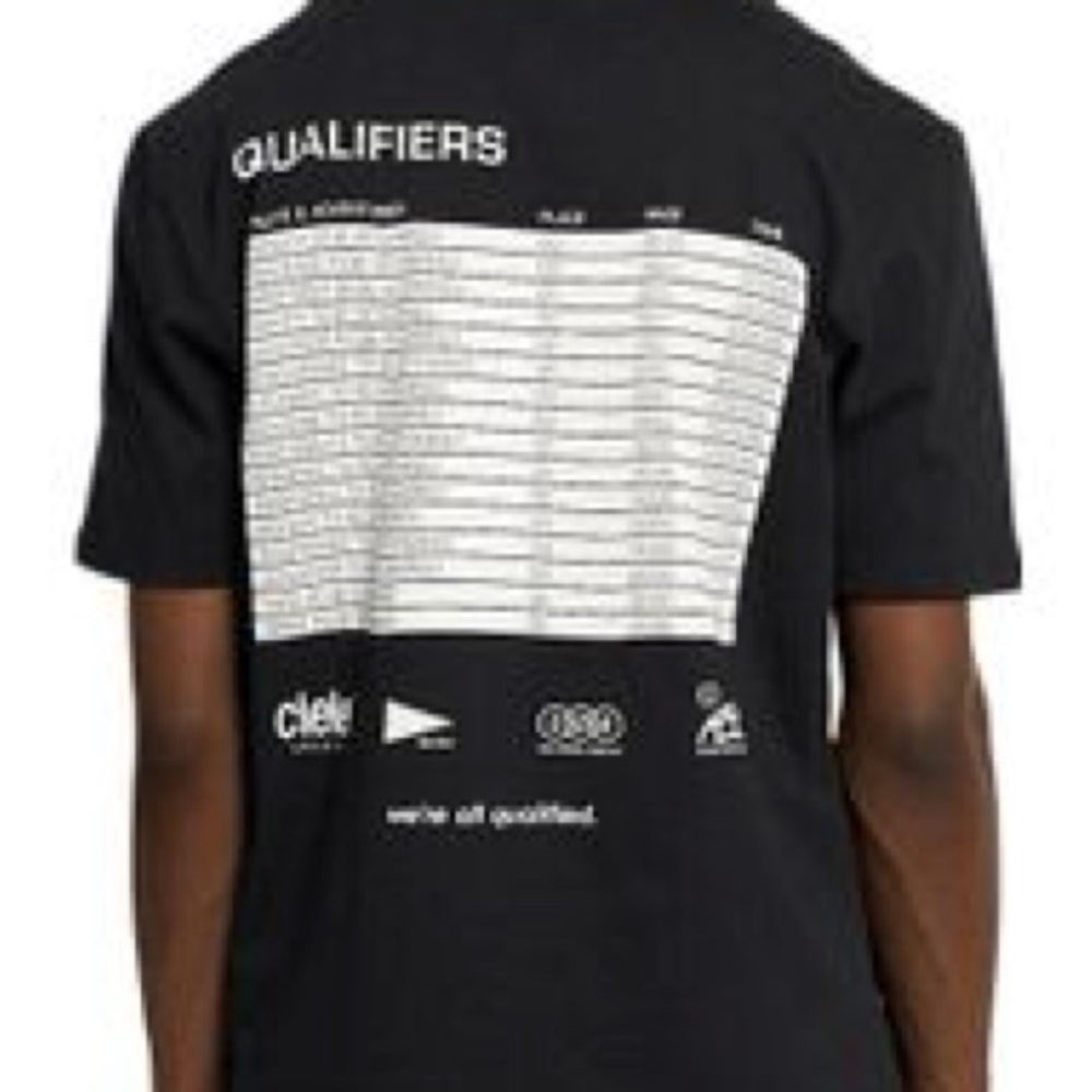 Ciele Black Graphic T-Shirt